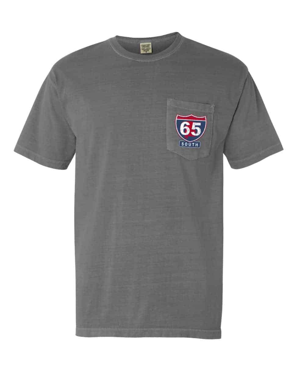 Original Logo Pocket Tee SS Gray - 65 South