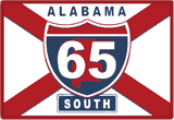 Alabama 65 South Logo